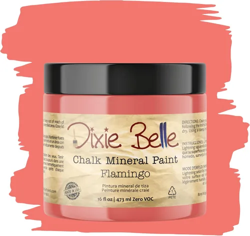 Vista 94 de Pintura para muebles con acabado de tiza Dixie Belle Paint Company - Amatista (4oz) - Pintura mineral de tiza chic púrpura profundo mate