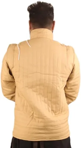 Vista 3 de THE MEDIEVALS Gambeson - Chaqueta acolchada gruesa Aketon, tela de algodón, vestido SCA