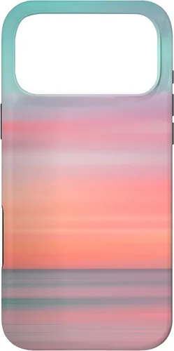 Vista 22 de Funda hawaiana para iPhone 17, diseño de playa tropical de Hawái, color azul melocotón