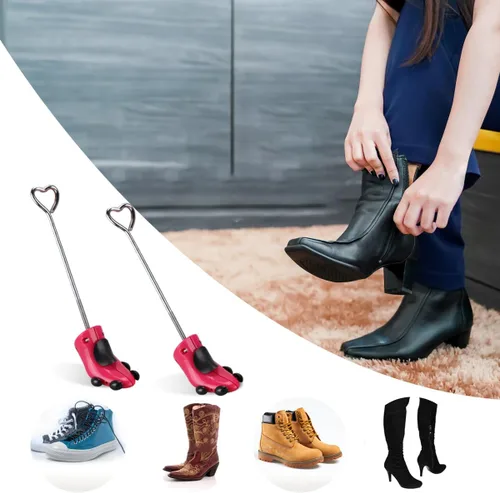 Vista 4 de Estirador de zapatos para hombres y mujeres, expansor de zapatos de 4 vías, resuelve los problemas de juanetes y otros problemas de pies causados
