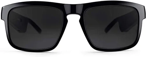 Vista 3 de Bose Frames Tenor, lentes inteligentes, gafas de sol con audio Bluetooth, con auriculares abiertos, rectangulares, color negro