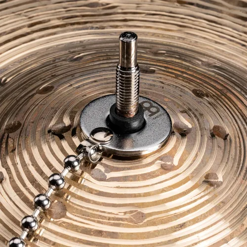 Vista 9 de Meinl Platillos Tocino Platillos Sizzler - Sonido de remache sin taladro, Paseo/Choque/China Stainless Beaded Chain, Instant Sizzle, Low-Profile