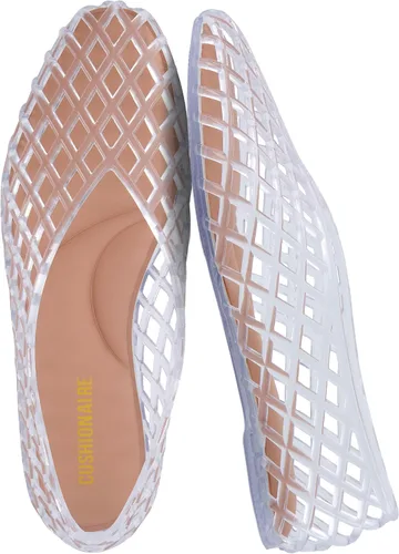 Vista 13 de CUSHIONAIRE Siesta Jelly - Zapatos planos de ballet para mujer, zapatos de Moca