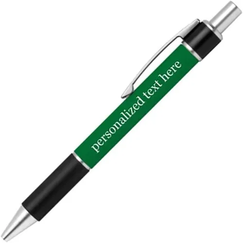 Vista 31 de Bolígrafo personalizado – Nombre o mensaje personalizado – Colores o impresiones – Regalo de papelería, suministros para la escuela de negocios