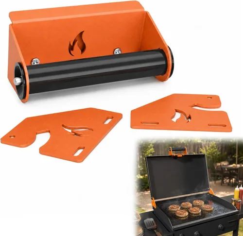 Vista 7 de Kit de mango y bisagra para parrilla Blackstone de 28" 36" 44" bisagras de Negro