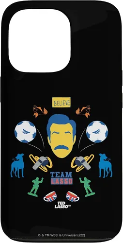Vista 10 de Funda para iPhone 13 Pro Max Ted Lasso Icon Collage
