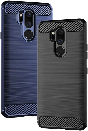 Vista 6 de Asuwish Compatible con LG G7 ThinQ Funda y protector de pantalla de vidrio templado, accesorios de celda, fundas de silicona para LGG7 One G 7 Plus