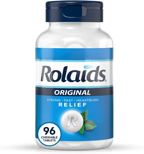 Vista 8 de Rolaids Tabletas masticables antiácidas extra fuertes, frutas surtidas, 96 unidades Assorted Fruit