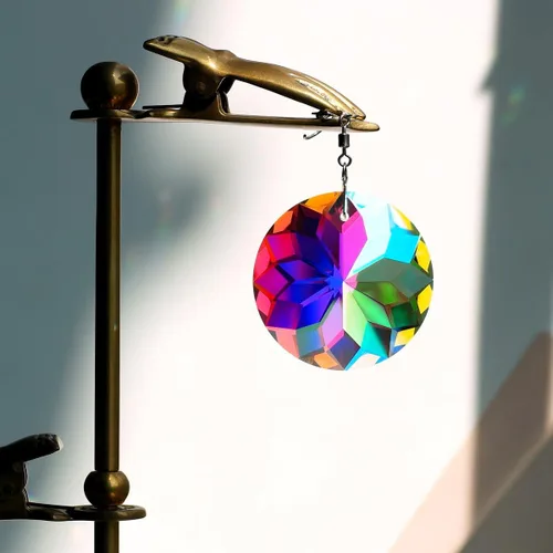 Vista 4 de 3pcs Crystal Prism Suncatcher 1.772 in Colgante Ornamento AB