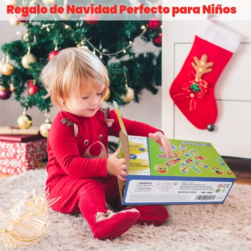 Vista 8 de Juego de bolos para niños AugToy 2-5 años, juego de bolos de interior suave para niños de 1, 2, 3, 4 años, niños y niñas, 10 pines de bolos