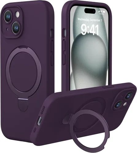 Vista 12 de CellEver Funda magnética fuerte para iPhone 14 Pro Max [para carga MagSafe] [protección de cámara] protección de alta resistencia, funda de silicona