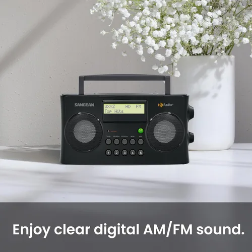 Vista 12 de Sangean HDR-16 HD radio portátil AM/FM-Stereo