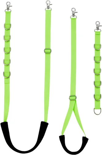 Vista 18 de Lazos de aseo para perros, correas para el vientre para mascotas, bandas para el vientre, color negro, herramientas de aseo cómodas y ajustables