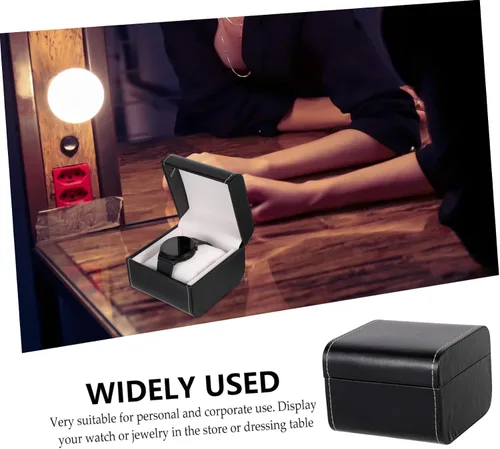 Vista 4 de Box storage box mens watches men watches for men single for women relojes inteligentes para hombres pu Case Storage Organizer