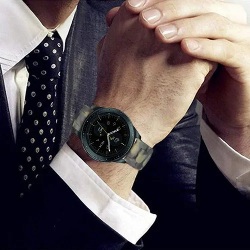 Vista 4 de Correa compatible con Samsung Galaxy Watch 6/6 Classic/Galaxy Watch 5/5 Pro / 4/4 Classic / 3 de 1.61 pulgadas / Active 2, correa de repuesto