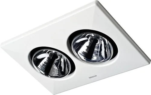 Vista 5 de Broan Ventilation ventilador de baño con luz, Blanco, 164