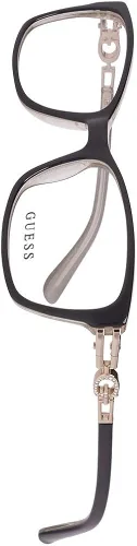 Vista 2 de Gafas graduadas GUESS GU 2677 001 Shiny Black, Negro brillante