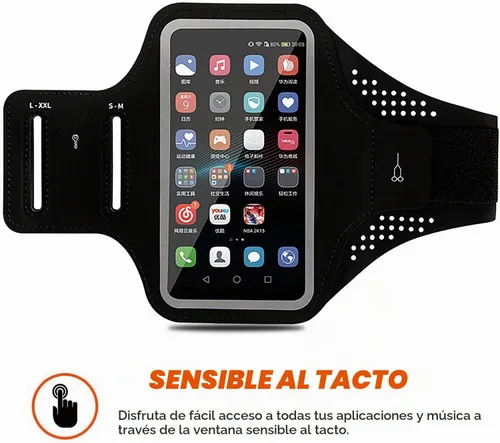 Vista 6 de Soporte de teléfono para correr Brazalete celular para iPhone 11 12 13 14 15 Pro Max XS X XR Plus Galaxy