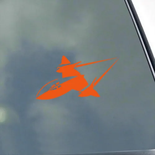 Vista 6 de SR-71 Blackbird Pilot - Calcomanía de vinilo de KLO Graphics Reconnaissance Aircraft Flight Crew A-12 SR71 A12 Sled Habu Negro mate