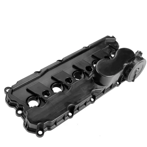 Vista 5 de Cubierta de válvula de motor compatible con Volkswagen Jetta Beetle Golf Passat Rabbit SportWagen 2.5L 5 cilindros sustituye a la parte 07K103469L