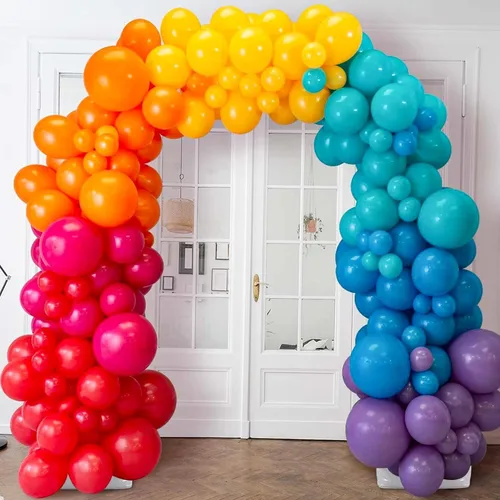 Vista 3 de JOYYPOP Kit de arco de globos de 10 pies de ancho y 9 pies de alto