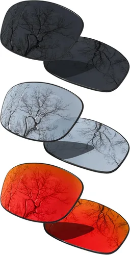 Vista 29 de Set of 3 Replacement Lenses for Oakley Fives Squared OO9238 Pack
