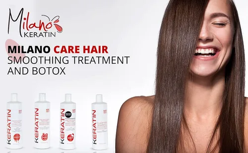 Vista 5 de Keratin Hair Smoothing System - Tratamiento profesional de salón con champú aclarador, chocolate, 4 onzas líquidas