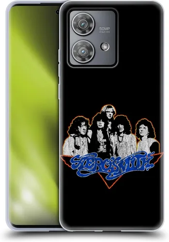 Vista 11 de Head Case Designs Officially Licensed Aerosmith Back in The Saddle Again Classics Gel Case [Military Grade Protection] Compatible with Moto E7