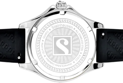 Vista 3 de Arbon Collection - Reloj para mujer con banda intercambiable de silicona de acero inoxidable