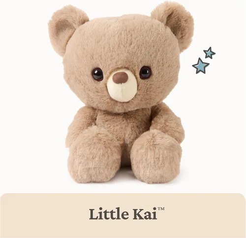 Vista 2 de GUND Forever Friends Littles Kai - Oso de peluche de 7 pulgadas, a partir