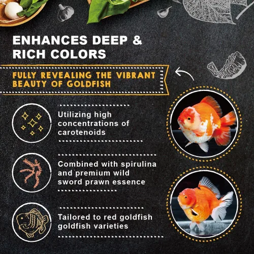 Vista 6 de Ultra Fresh Apex Goldfish Crisps Potenciadores de Color, Alimento para Peces Goldfish con Ingredientes Naturales Premium Potenciadores