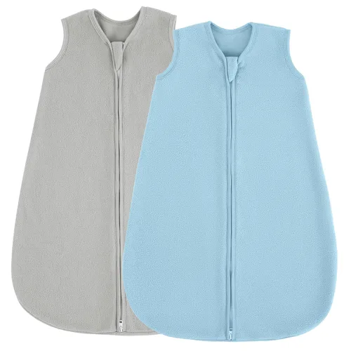 Vista 8 de JELLYMONI Saco de dormir para bebé de 0 a 6 meses, 100% algodón, paquete de 3, 0.5 TOG, manta vestible para bebé, saco de dormir para bebé