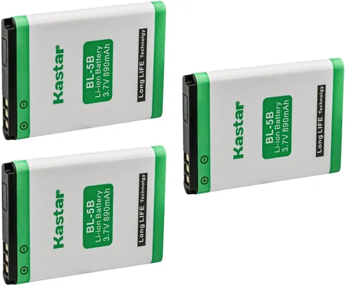 Vista 5 de Kastar BL-5B - Batería de repuesto para Vodafone Mini D100 Mini D101, Alcat OT-S680 One Touch S680, Minox Digital Classic DCC 5.1 DCC 5.1 DCC 5.0