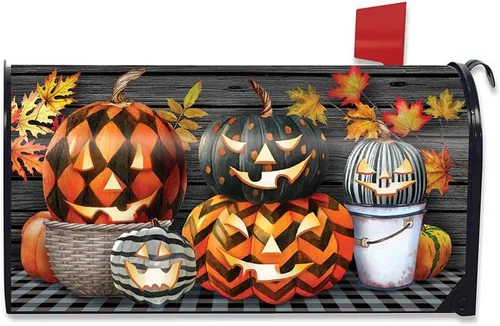 Vista 11 de Briarwood Lane Funda para buzón fantasma de Halloween Haunts