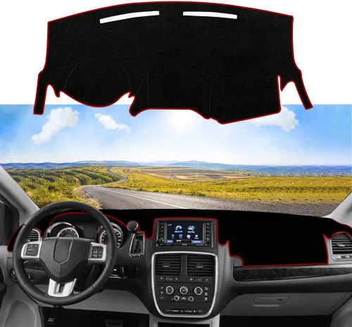 Vista 8 de Funda para tablero personalizada Compatible con Dodge Ram 1500 2019-2023 Antideslizante Decoración interior Protector de rayos UV y resplandor