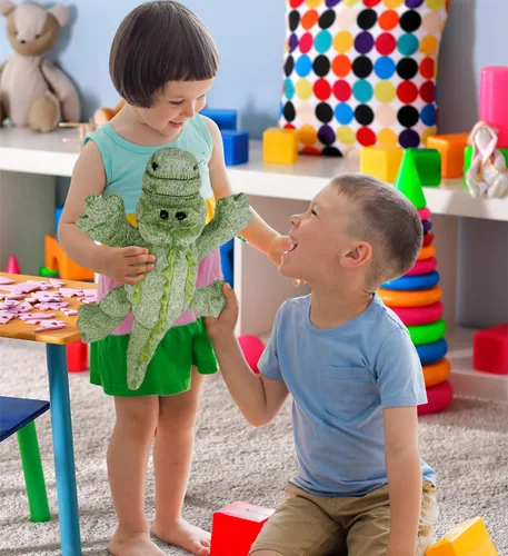 Vista 6 de Puzzled DolliBu - Animal de peluche grande y súper suave, lindos animales de peluche realistas para niñas, niños y adultos, regalos de animales