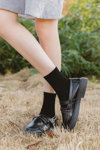 Vista 3 de SRYL Calcetines casuales de algodón de moda para mujer W1005