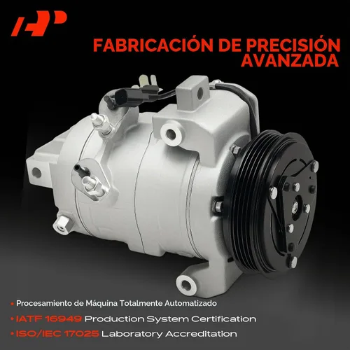 Vista 3 de Compresor de aire acondicionado A-Premium con embrague