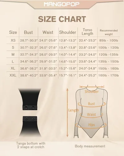 Vista 5 de MANGOPOP Body de manga abombada para mujer, cuello en V, manga larga, elegante, casual