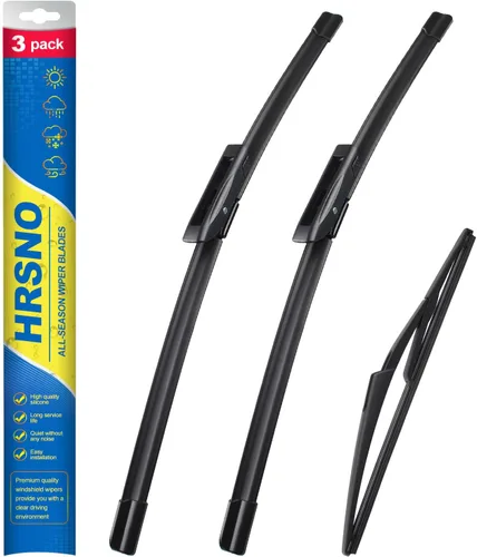 Vista 31 de Limpiaparabrisas de 15"+15" con juegos de escobillas limpiaparabrisas traseras de 13", repuesto automotriz para Jeep Wrangler 2007-2017, escobillas
