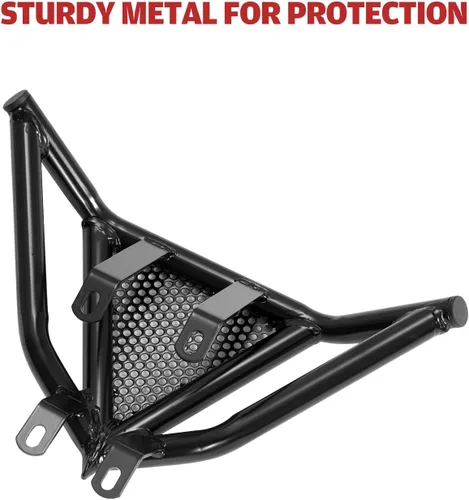 Vista 11 de A & UTV PRO Protector de parachoques delantero, compatible con Yamaha Raptor 700 / 700R 2006-2023, accesorios protectores de parachoques Brushguard