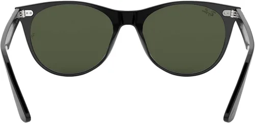 Vista 6 de Ray-Ban Gafas de sol redondas fotocromáticas Wayfarer Ii Evolve RB2185 para hombre Negro/G-15 Verde