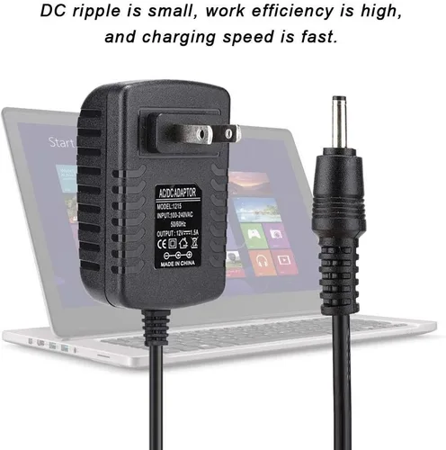 Vista 8 de Zopsc Adaptador de corriente universal 12V 1.5A Tablet Cargador Adaptador para Iconia Tab A500 (enchufe de EE. UU.)