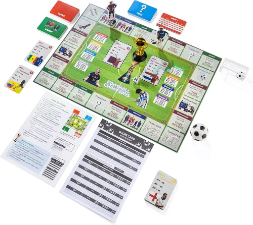 Vista 7 de Juego de mesa de campeones de fútbol – Juegos de mesa familiares para adolescentes a partir de 14 años y adultos – Juego de mesa de estrategia