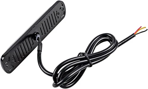 Vista 6 de Barra de luz estroboscópica Universal muy delgada de 6 LED, color ámbar / blanco, Modo de 16 parpadeos, luz de Advertencia para camionetas, autos