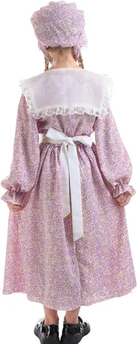 Vista 77 de Nuoqi - Vestidos de pionera para niñas, disfraz colonial