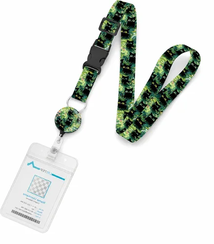 Vista 15 de Cordón de barco de crucero, con cordón de identificación ajustable con cierre desmontable, soporte impermeable para tarjetas de identificación