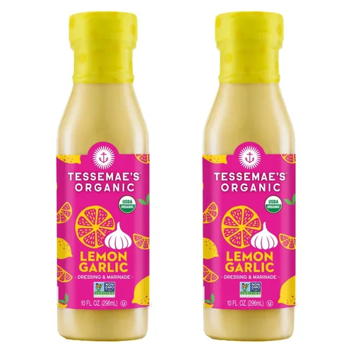 Vista 9 de Tessemae's - Vestido orgánico de búfalo para despensa, 10 onzas líquidas, paquete de 6