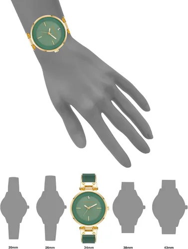 Vista 4 de Anne Klein Women's Diamond-Accented Bangle Watch
