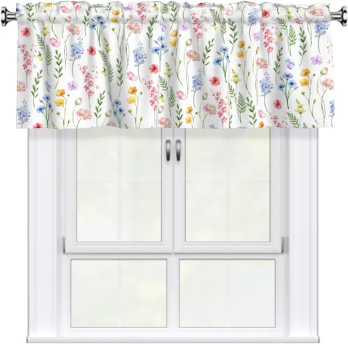 Vista 43 de Cenefa de estrella del oeste de Texas para ventana, rústica, granja, granero, cocina, cenefa de ventana rural vintage con bolsillo para barra